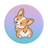 ​​​​PopSockets Telefongriff mit expandierendem Stände - Cheeky Corgi