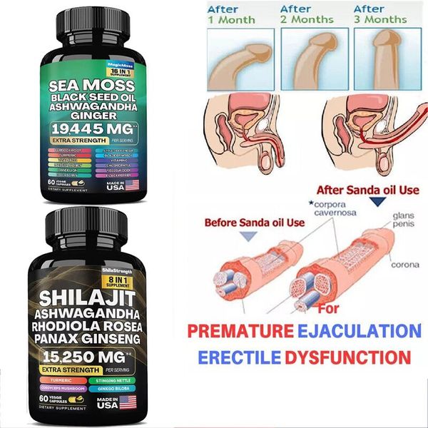 Dynamic Vitality Bundle - Sea Moss Multivitamin & Shilajit Power Combo Set -US