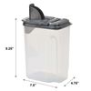 3.5 QT Plastic Food Dispenser Storage Container Snacks Sugar Box Durable Clear