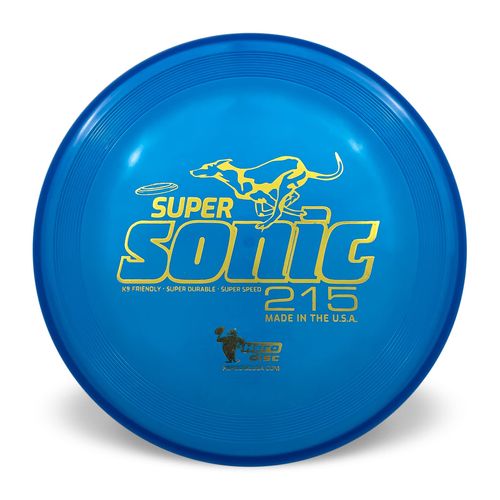 Hero Disc USA Hero Supersonic 215 K9 Candy Plastic Dog Frisbee, Outdoor Dog Toy and Pet Frisbee, Puncture Resistant Dog Flying Disc