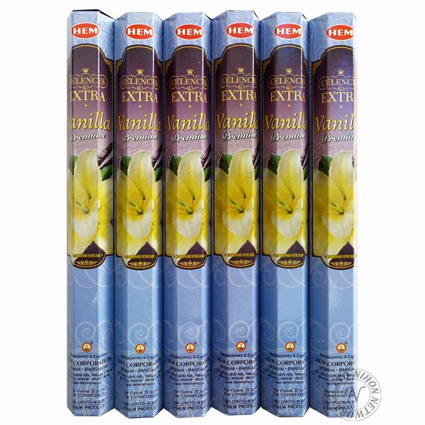 Limited special price &quot;HEM Hexagonal Incense 6 pieces Extra Vanilla&quot;<br> /No time specified for mail delivery Hem EXTRA VANILLA/Incense/Cheap/India/<br> *Cancellation, changes to order details and shipping address are not possible after order co