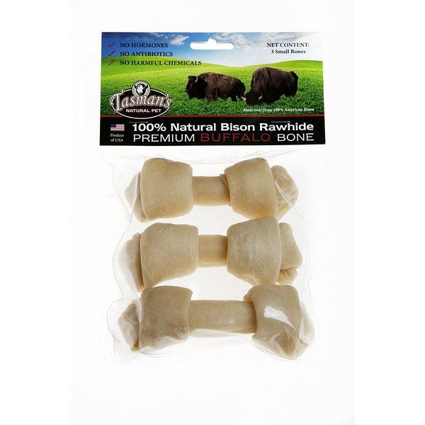 TASMANS NATURAL PET 4-5` Small Bones, 3 CT