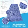 20Oz General Cleaning Mop Head Replacement - 4 Pack - Heavy Duty Commercial Repl