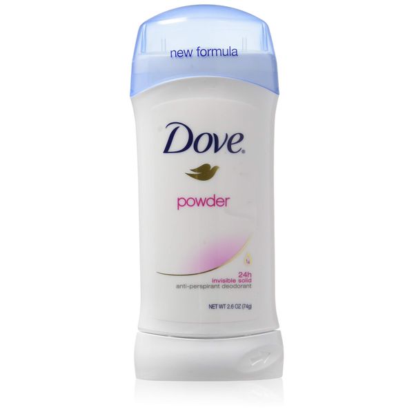 Dove Anti-Perspirant Deodorant Invisible Solid Powder 2.60 oz (Pack of 5)