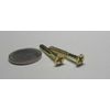 Brass #6  Phillips Flat Head Wood Screw x 1.25" Length, 100 Pcs
