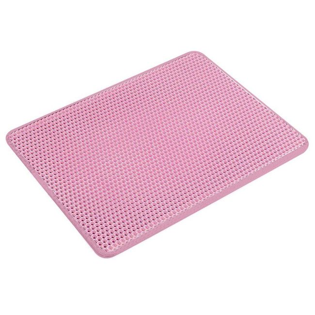 Waterproof Cat Litter Mat Double Layer Pet Litter Box Mat Non-slip Sand Cat  Pad Washable Bed Mats Clean Pad Cats Products