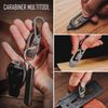 KeyUnity Titanium Carabiner Keychain 3-in-1 Multitool - Quick Release, Pry Bar Function, Long-Lasting Everyday Carry Tool for Man Camping & Hiking