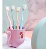 newrichbee [Upgrade Version] 4 Pack Micro Nano Extra Soft Toothbrush for Adult,20000 Bristle Toothbrush,Soft Bristle Toothbrush for Sensitive Teeth or Gum Clean Effectively (Pink&Green&Blue&Flesh)