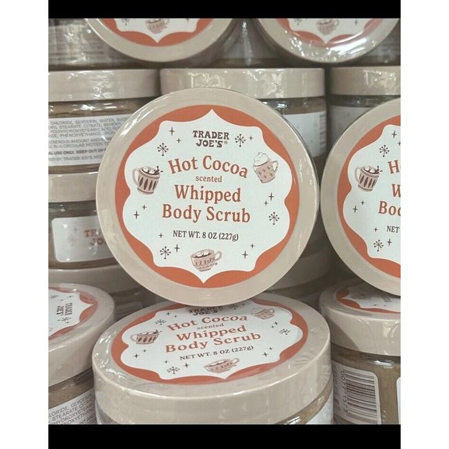 Trader Joe's Hot Cocoa Whipped Body Scrub ❄️ NEW🎄☃️🧣🧤