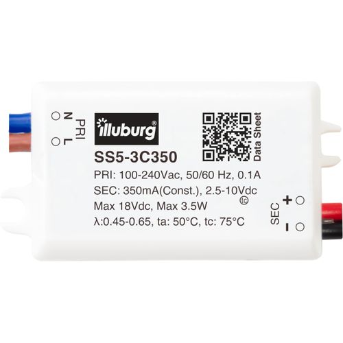 LED Driver 350mA 3W Constant Current IP65 Waterproof LED Transformer Power Supply