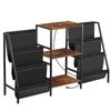Modern Record Player Stand with Vinyl Holder Display Shelf End table for Bedroom