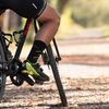veloToze Cycling Sock - Active Compression with Merino Wool Blend - Black/Yellow Small/Medium
