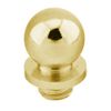 Magnum Brass Ball Hinge Tips - Polished Brass