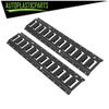 Coat Black E Track Tie Down Rail Kit 2' (2 Pack) Steel For Garages Vans Trailers