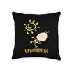 Vitamin D Sun Deficiency Throw Pillow