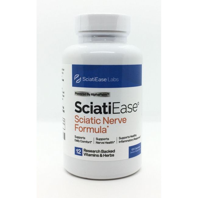 SciatiEase Labs Sciatic Nerve Support Pain Inflammatory Response PEA formula NEW