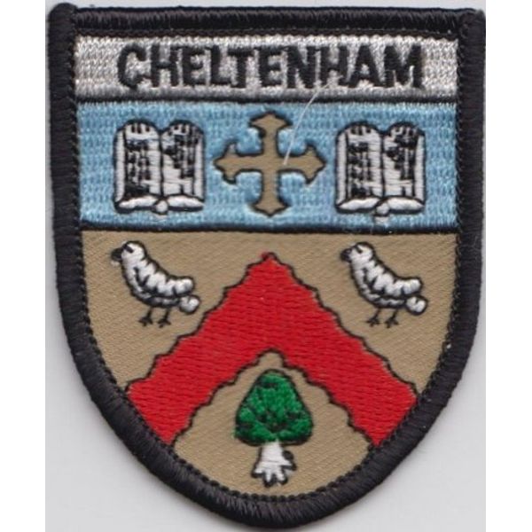 Cheltenham Gloucestershire County Flag Embroidered Patch Badge