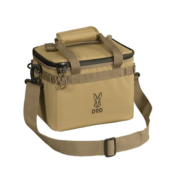 DOD CL1-918-TN Soft Kurara (4) 4L 6 Can Sizes, Extra Thick Insulation, Soft Cooler Bag, Compact, Lightweight, Easy to Use, Tan