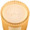 Darsee & David's, Maple & Cream Latte Ribbed Candle, 10 Ounces