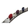 RightOn! STRAPS Guitar Strap Width 6cm, Length 95-150cm RACE Blue