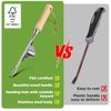 WORKPRO Weed Puller Tool Leverage Base V-Shaped Forks Weeds Removal Root Digging