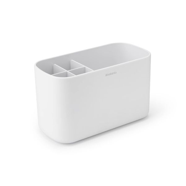 Brabantia Renew Collection Badezimmer-Caddy, Kunststoff, Weiß, Einheitsgröße