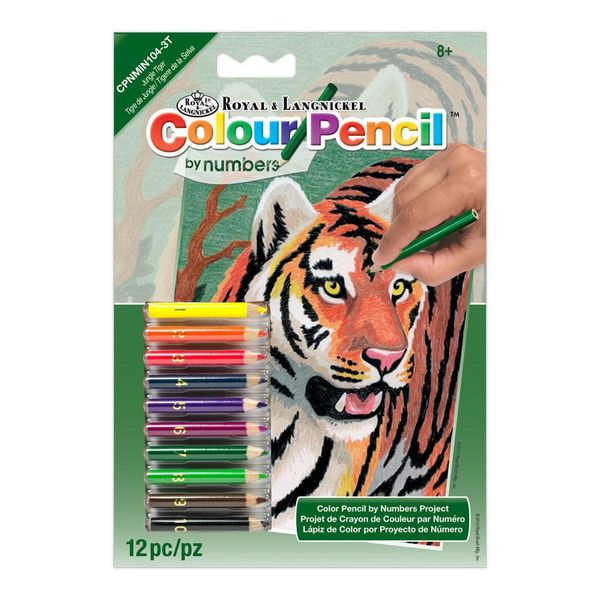 Darice CPNMIN-104 Penbynumber Mini, Jungle Tiger