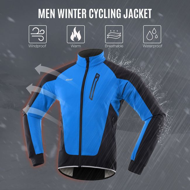 Winter cycling shop jacket mens