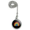 Graphics & More Distressed Rainbow Ceiling Fan and Light Pull Chain