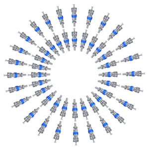 Kit De 21 Pièces : Noyaux De Valve Pour Réfrigérants R410, R32, R22, R12 - Pour Climatisation Et Systèmes De Froid - Haute Pression