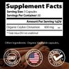 Organic Ceylon Cinnamon Capsules 1800mg | Extra Strength | 240ct | Non-GMO