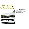 BOGAR TECH DESIGNS Front Chrome Delete Overlay Compatible with Honda CR-V 2023-2025, Gloss Black