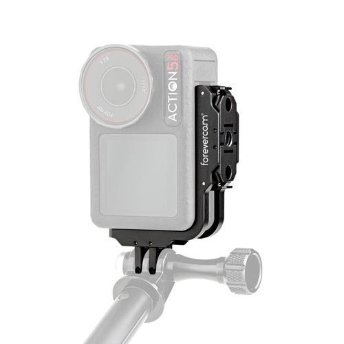 Forevercam 90 Degree Aluminum Vertical Bracket Adapter Elbow Mount for DJI Osmo Action 4/5 Pro