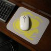 Hidden Temple Silver Snakes Low Profile Thin Mouse Pad Mousepad