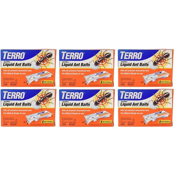 Terro T300-3 Killer Liquid Ant Baits-6 Packs, 6-Pack