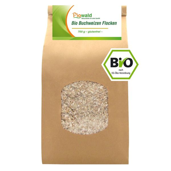 Organic Buckwheat Flakes - 700 g, Gluten Free