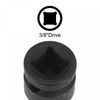 uxcell T55 Impact Torx Bit Socket, 3/8" Square Drive 60mm Length CR-MO Metric Sizes