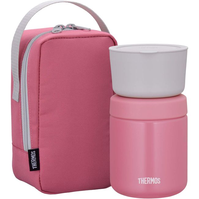 Thermos JBY-550 P Vacuum Insulated Soup Lunch Set, 10.1 fl oz (300 ml), Pink