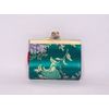 Blossom Brocade Wallet or Make-Up Cases - Green (S)