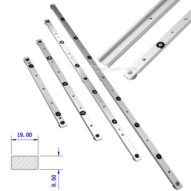 Aluminium Alloy T-tracks Slot Miter Track And Miter Bar/Slider Table Saw  Miter