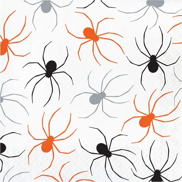 Creative Converting Humorous Halloween Napkins, 6.5", Multi-color