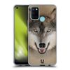Head Case Designs Grey Wolf Animal Faces 2 Soft Gel Case Compatible With Realme 7i / C17