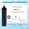 Water Filter Replacement for Berkey® BB9-2 Black Activated Carbon Filters, Compa