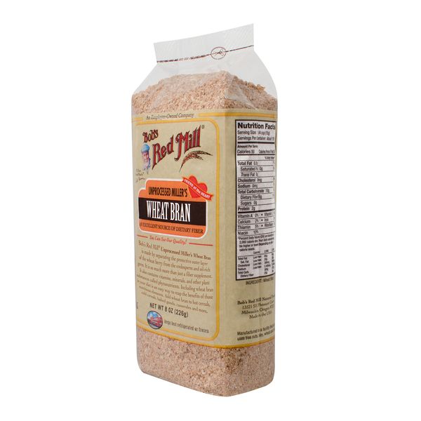 Bob's Red Mill Wheat Bran, 8-ounce (Pack of 4)