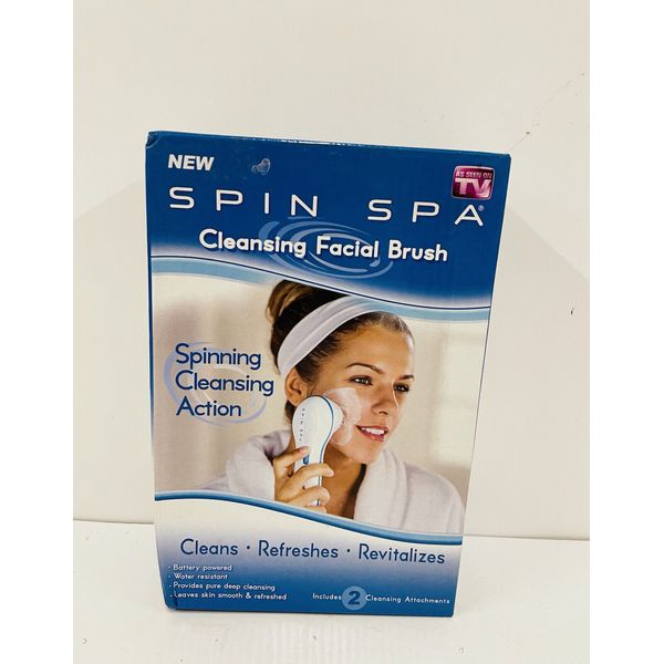 Spin Spa Spinning Cleansing Facial Brush Cleanse Refresh  NEW