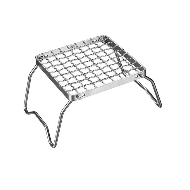 Folding Campfire Grill Portable Stainless Steel Camping Grate Gas