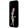 iPhone X/XS Cartoon bunny playing ukulele Case