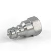AKSPARE 1/4" NPT Thread ISO 7241-A Hydraulic Quick Connect Coupler Set With Dust Caps