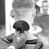 BARBER PRO Barber Neck Duster Brush for Face Neck Cleaning Brush Black