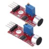 Fudeshe Voice Detection Module 3pcs Red Digital Microphone Sensor Module High Sensitivity Sound Sensor